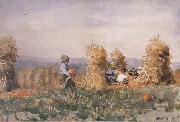 Winslow Homer Pumpkin Patch (mk44) oil